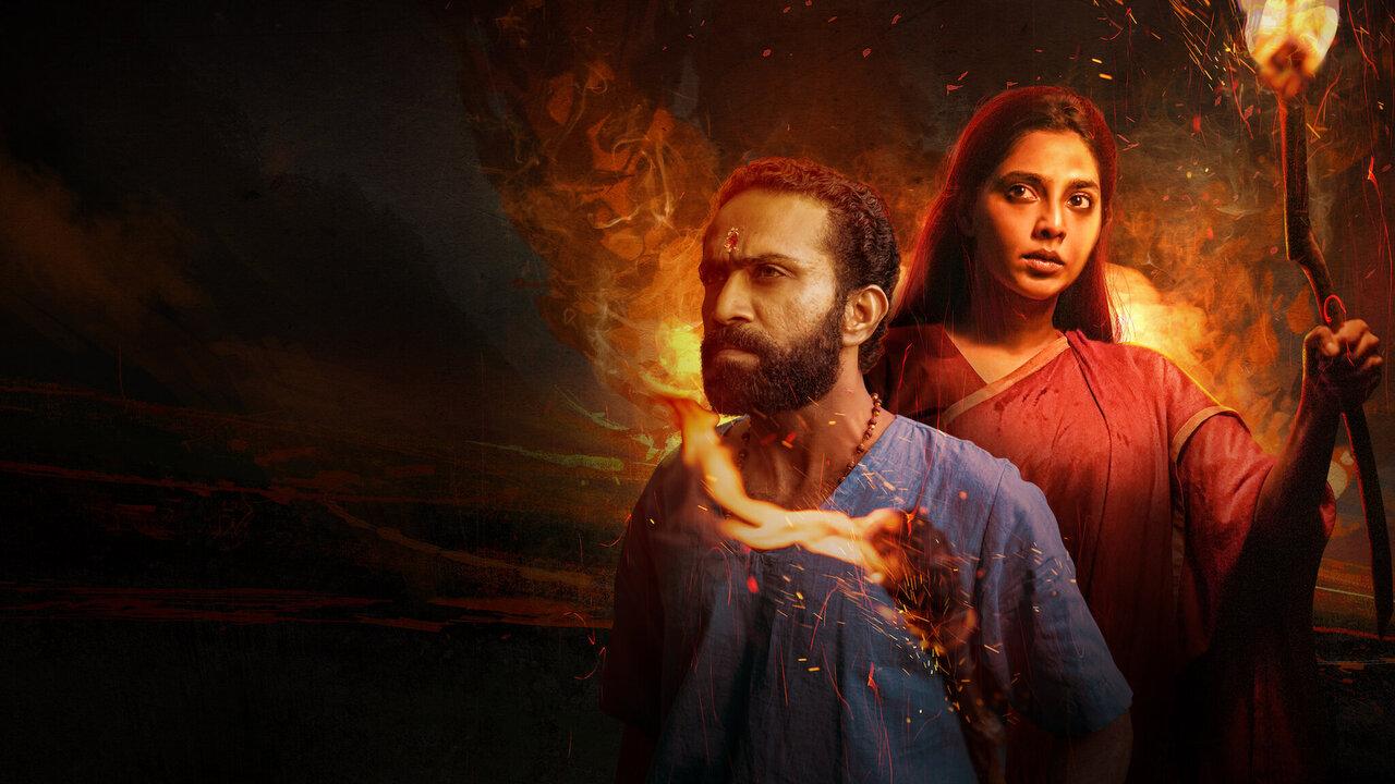Kumari (Malayalam)
Set in a mythical Kerala landscape, Kumari follows a woman married into a powerful feudal family bound by ancient curses. When she learns the truth about the dark ritual traditions that protect her husband’s lineage, she must fight fate itself to save her child. The film weaves mythology, mysticism, and horror into a powerful feminist tale